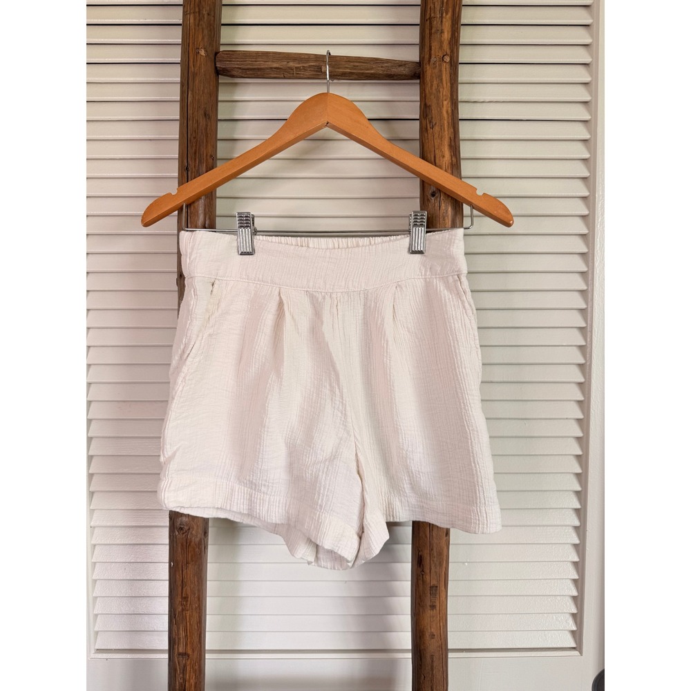 A New‎ Day Gauze Shorts XS Off White Cream